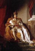 Friedrich von Amerling Portrait of Holy Roman emperor Francis II oil on canvas